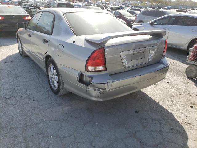 6MMAP87P62T012842 - 2002 MITSUBISHI DIAMANTE V GRAY photo 3