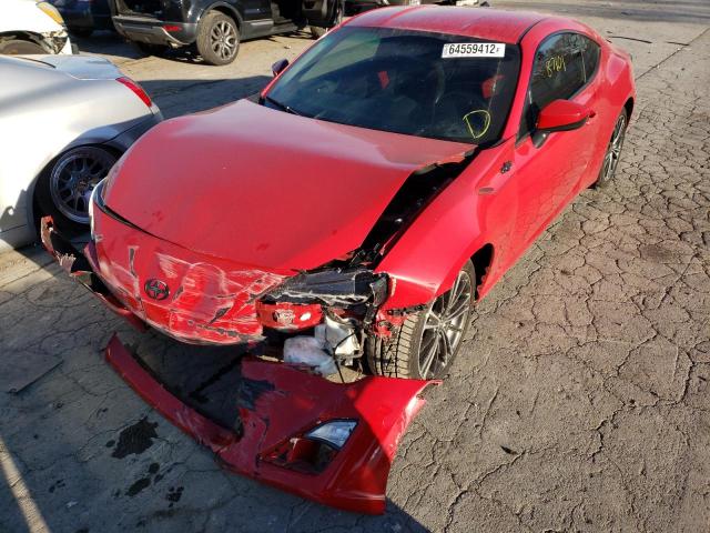 JF1ZNAA19D1717959 - 2013 TOYOTA SCION FR-S RED photo 2