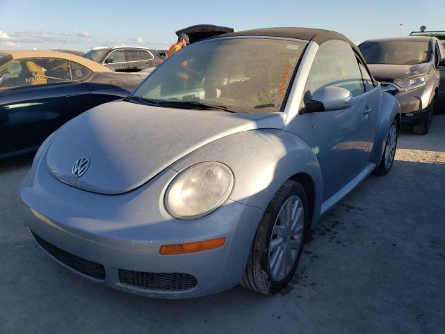 3VWRF31Y09M404161 - 2009 VOLKSWAGEN NEW BEETLE 蓝色 照片 2