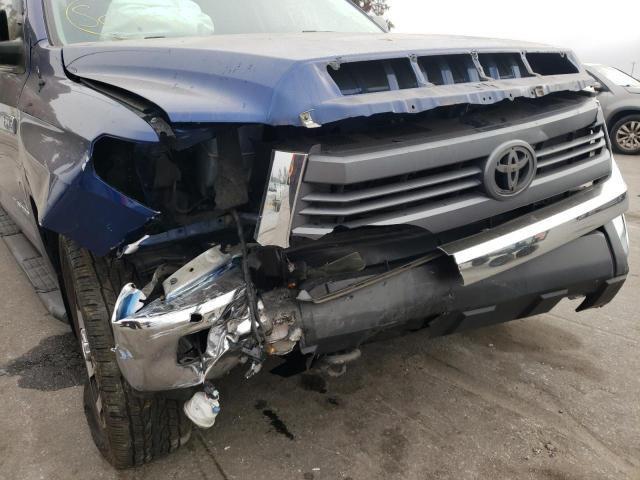 5TFDW5F10EX389511 - 2014 TOYOTA TUNDRA CRE BLUE photo 9