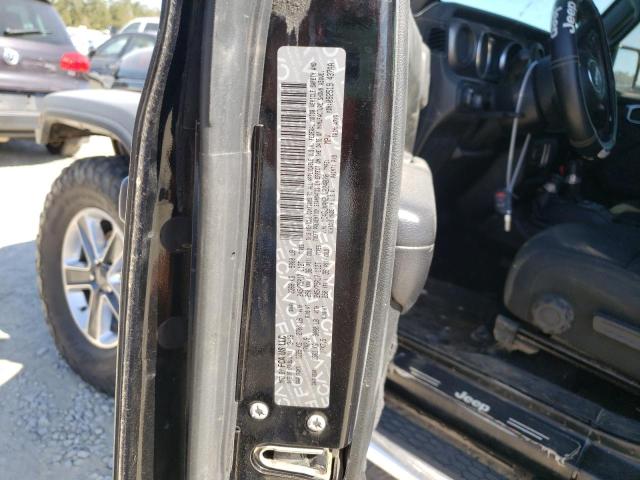 1C4GJXAN2JW224870 - 2018 JEEP WRANGLER S შავი ფოტო 10