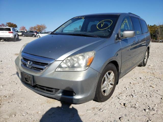 5FNRL38477B005280 - 2007 HONDA ODYSSEY GRAY photo 2