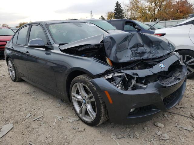 WBA8B7C56JA585575 - 2018 BMW 340 XI GRAY photo 1