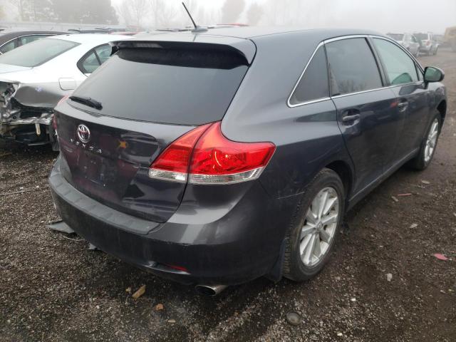 4T3ZA3BB0BU053462 - 2011 TOYOTA VENZA GRAY photo 4