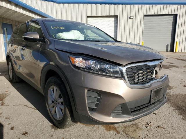 5XYPG4A35KG564475 - 2019 KIA SORENTO L BROWN photo 1