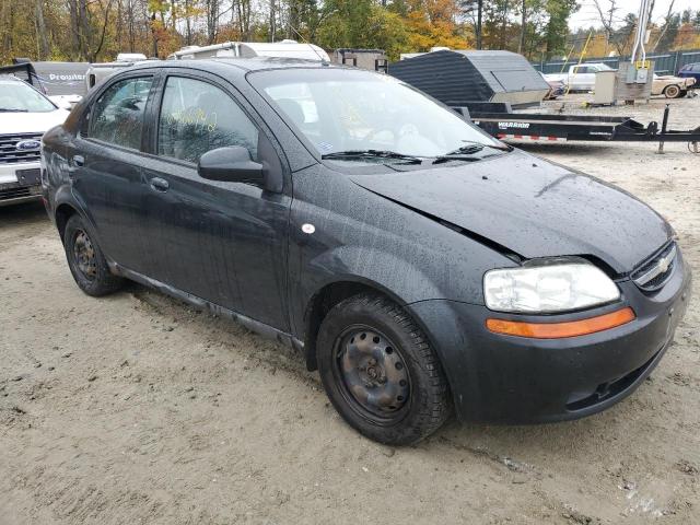 KL1TD52625B369204 - 2005 CHEVROLET AVEO BASE BLACK photo 1