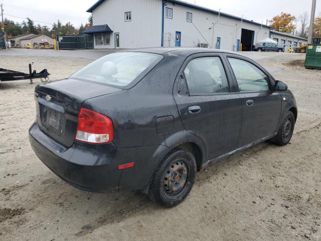 KL1TD52625B369204 - 2005 CHEVROLET AVEO BASE BLACK photo 4