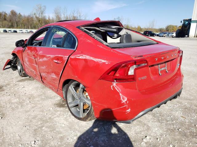 YV1902FH6C2098972 - 2012 VOLVO S60 T6 RED photo 3