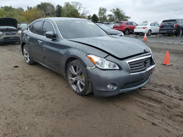 JN1AY1ARXBM570859 - 2011 INFINITI M56 X GRAY photo 1