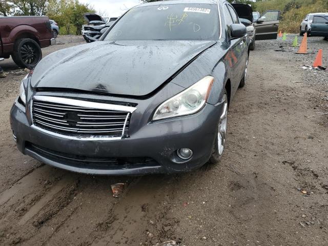 JN1AY1ARXBM570859 - 2011 INFINITI M56 X GRAY photo 9