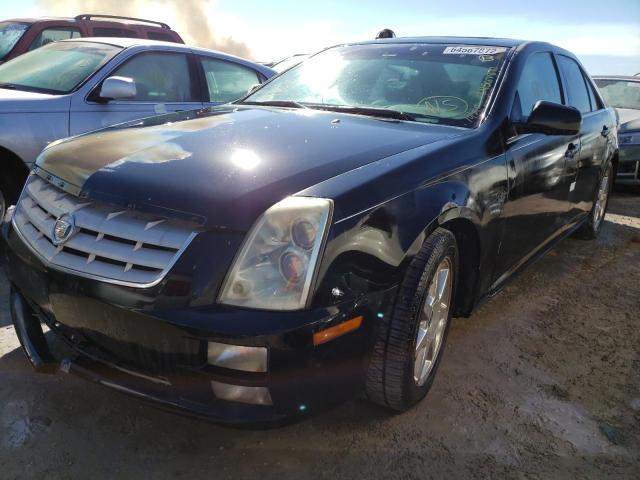 1G6DC67A850120083 - 2005 CADILLAC STS BLACK photo 2