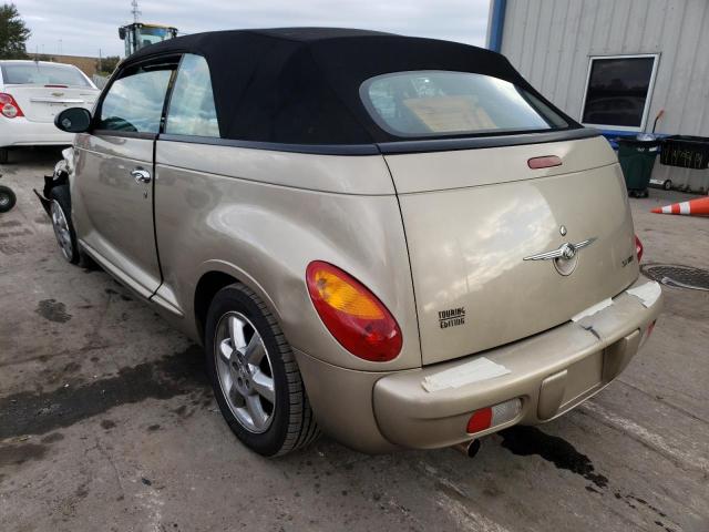 3C3EY55E65T357472 - 2005 CHRYSLER PT CRUISER GOLD photo 3