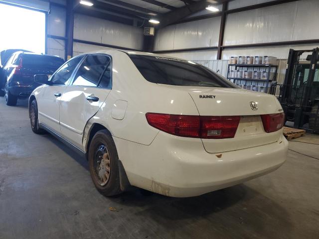 1HGCM56195A134023 - 2005 HONDA ACCORD DX WHITE photo 3