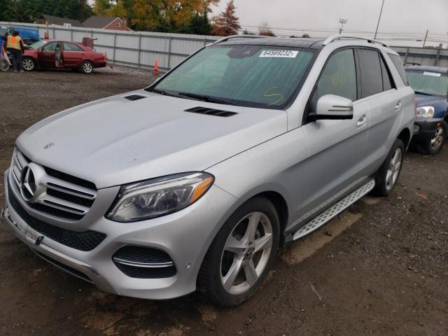 4JGDA5HB0JB069306 - 2018 MERCEDES-BENZ GLE 350 4M SILVER photo 2