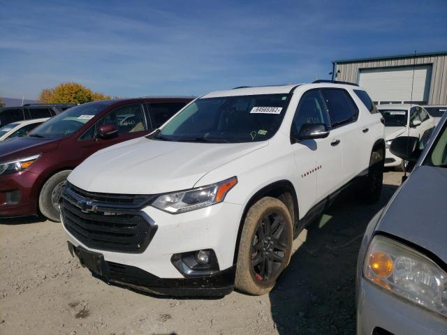 1GNEVKKWXLJ129843 - 2020 CHEVROLET TRAVERSE P WHITE photo 2