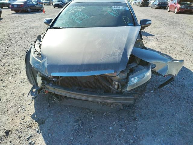 19UUA76578A041436 - 2008 ACURA TL TYPE S GRAY photo 9