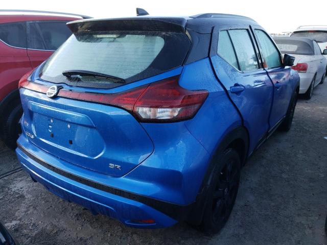 3N1CP5DV9ML566780 - 2021 NISSAN KICKS SR BLUE photo 4