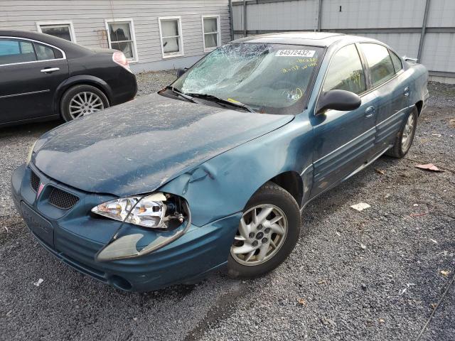 1G2NF52F32C227871 - 2002 PONTIAC GRAND AM S GREEN photo 2