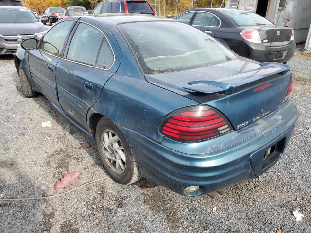 1G2NF52F32C227871 - 2002 PONTIAC GRAND AM S GREEN photo 3