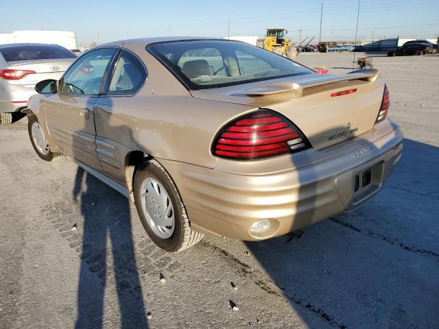 1G2NF12EX2C249463 - 2002 PONTIAC GRAND AM S GOLD photo 3
