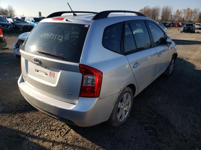 KNAFG528697271460 - 2009 KIA RONDO BASE SILVER photo 4