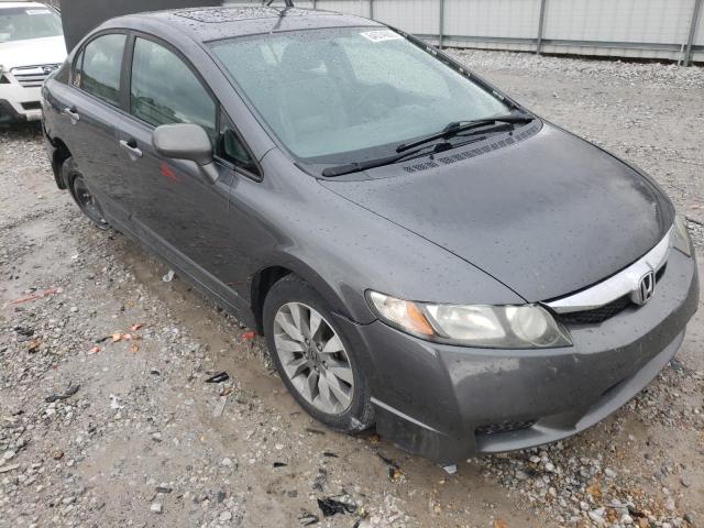 19XFA1F92AE044738 - 2010 HONDA CIVIC EXL ნაცრისფერი ფოტო 1