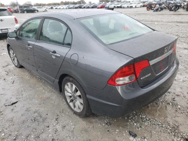 19XFA1F92AE044738 - 2010 HONDA CIVIC EXL ნაცრისფერი ფოტო 3