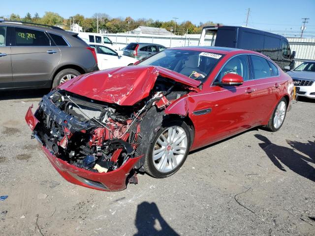 SAJBG4FX7MCY89062 - 2021 JAGUAR XF SE RED photo 2