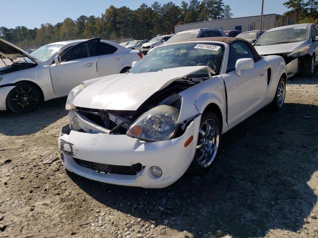 JTDFR320930054397 - 2003 TOYOTA MR2 SPYDER WHITE photo 2