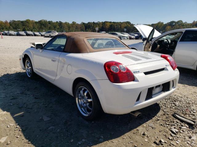 JTDFR320930054397 - 2003 TOYOTA MR2 SPYDER WHITE photo 3