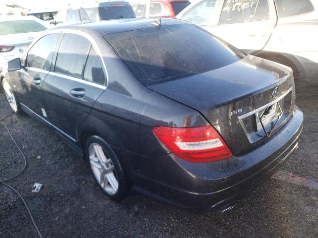 WDDGF5HB6CR218904 - 2012 MERCEDES-BENZ C 350 BLACK photo 3