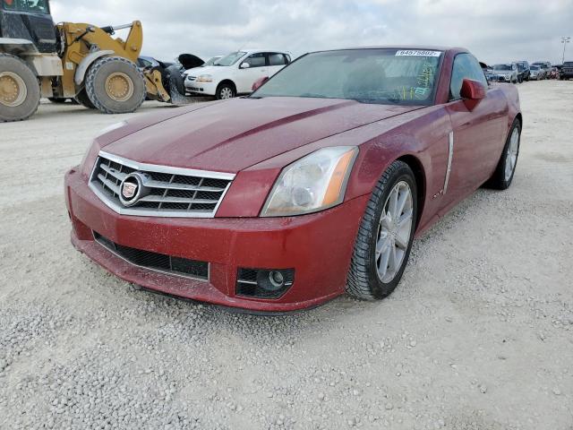 1G6YV36A295600074 - 2009 CADILLAC XLR RED photo 2