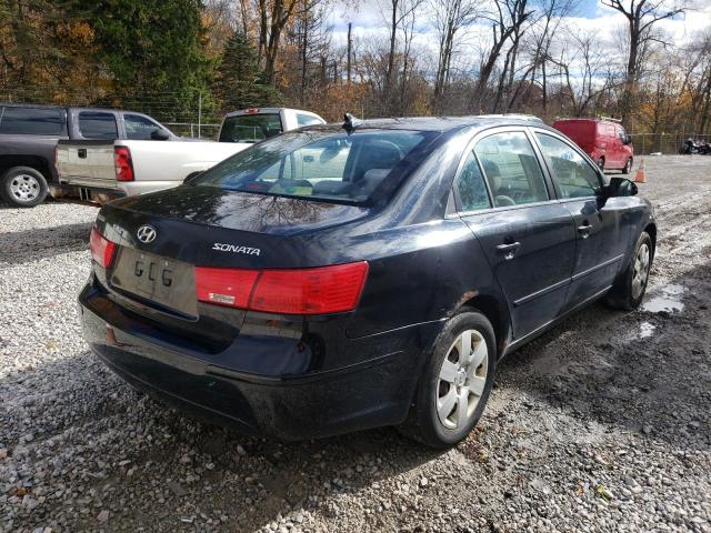 5NPET46C59H453486 - 2009 HYUNDAI SONATA GLS BLACK photo 4