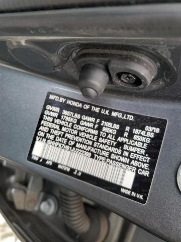 SHHFK7H91JU222399 - 2018 HONDA CIVIC SPOR 石墨色 照片 10