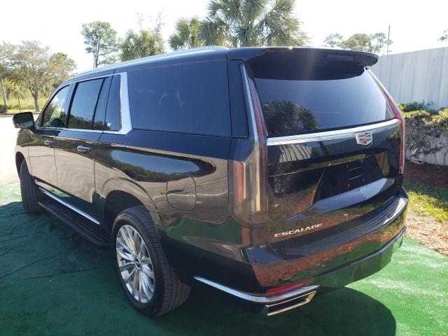 1GYS3JKL2NR106945 - 2022 CADILLAC ESCALADE E BLACK photo 3