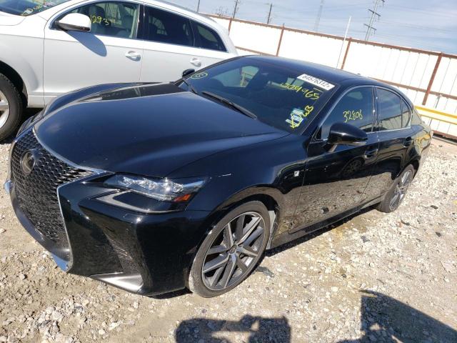 JTHCZ1BL5JA009965 - 2018 LEXUS GS 350 BAS BLACK photo 2