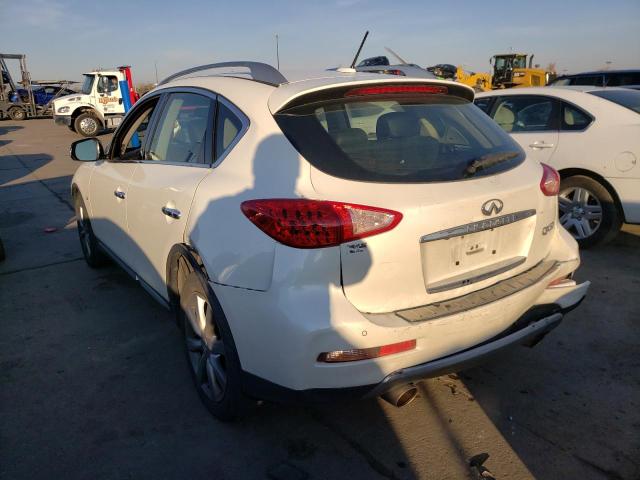 JN1BJ0RR9GM269854 - 2016 INFINITI QX50 WHITE photo 3