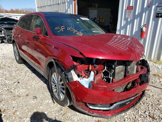 2LMPJ8KR8HBL46099 - 2017 LINCOLN MKX SELECT MAROON photo 1