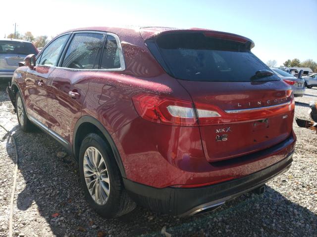 2LMPJ8KR8HBL46099 - 2017 LINCOLN MKX SELECT MAROON photo 3