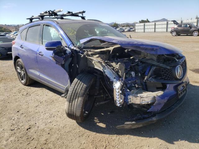 5J8TC2H69KL020601 - 2019 ACURA RDX A-SPEC BLUE photo 1