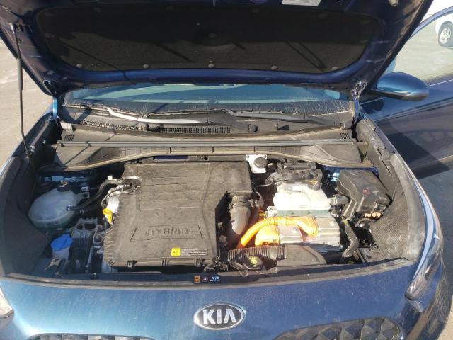 KNDCB3LC1L5415785 - 2020 KIA NIRO LX BLUE photo 7