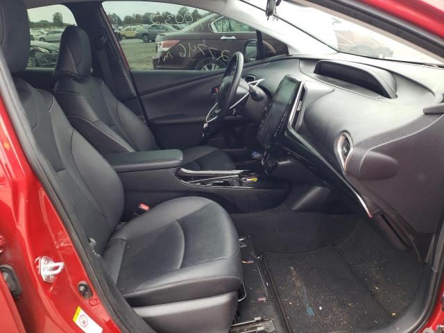 JTDKAMFP0M3188055 - 2021 TOYOTA PRIUS PRIM 红色 照片 5