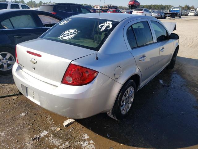 1G1AD5F58A7210307 - 2010 CHEVROLET COBALT 1LT SILVER photo 4