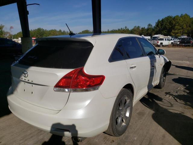 4T3ZK3BB2AU030678 - 2010 TOYOTA VENZA WHITE photo 4