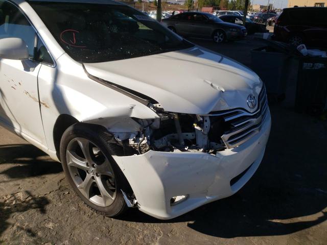 4T3ZK3BB2AU030678 - 2010 TOYOTA VENZA WHITE photo 9