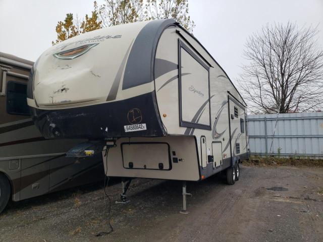 4X4FRLE28K1887110 - 2019 WILDWOOD TRAILER BEIGE photo 2