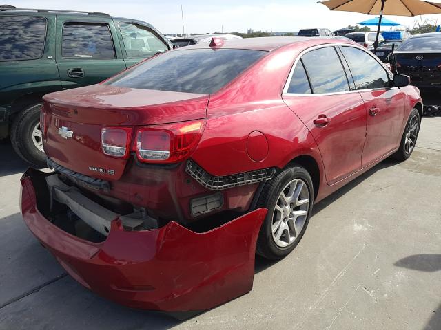 1G11D5SR5DF189466 - 2013 CHEVROLET MALIBU 1LT მუქწითელი ფოტო 4