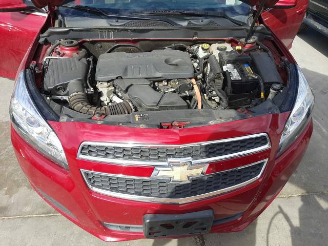 1G11D5SR5DF189466 - 2013 CHEVROLET MALIBU 1LT მუქწითელი ფოტო 7