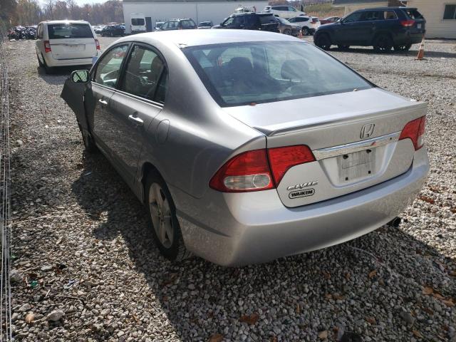19XFA166X9E009883 - 2009 HONDA CIVIC LX-S فضي صورة 3
