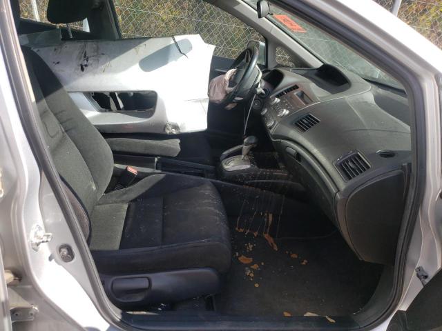 19XFA166X9E009883 - 2009 HONDA CIVIC LX-S فضي صورة 5